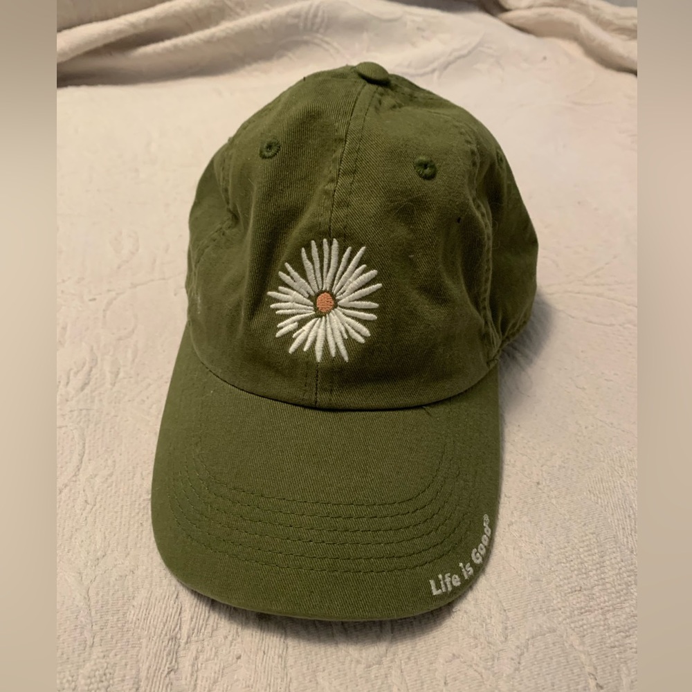 Life is Good Green Hat